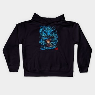 Calm Water Breath Kids Hoodie